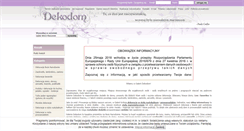 Desktop Screenshot of dekodom.pl